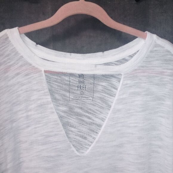 Free People We The Free Jordan Oversized Distressed Burnout T-shirt Size Small - Picture 3 of 8